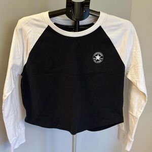 Converse Black and White Logo Tee